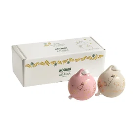 Moomin Arabia Julekugle Kærlighed 5cm 2 stk