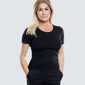 Wear at Work Myk Kortermet T-shirt (Dame)