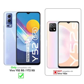 Cadorabo TPU Silicone Case for Vivo Y52 5G/Y72 5G