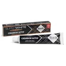 Superwhite Kol Tandkräm 75ml
