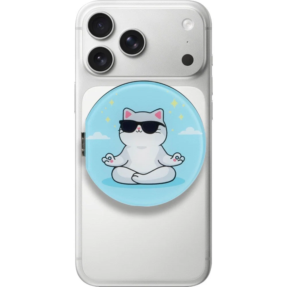 Laut Mobile Phone Mirror Stand MagSafe Compatible Cat Stay Calm
