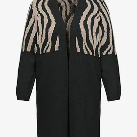 Only Carmakoma Zebra Lång Cardigan (Dam)