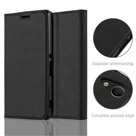 Cadorabo Case with Magnetic Closure Stand and Card Slot for Sony Xperia M4 Aqua