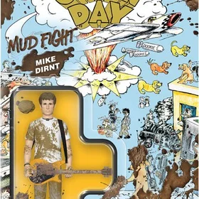 Super7 ReAction Figures Green Day Mud Fight Mike Dirnt
