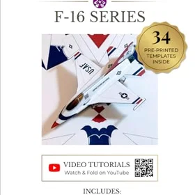 Aerorigami Origami Papper F-16 Series