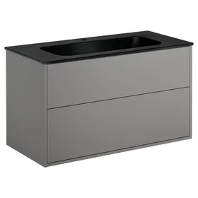 Gustavsberg Artic Badrumsskåp 100cm Grå/Svart (GB71ACVU10TL381)