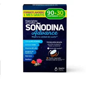 Soñodina Melatonina Advanced Nutritional Supplement 120 Capsules