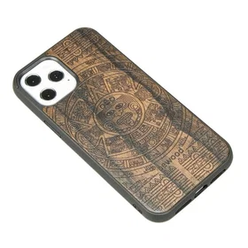 Aztec Kalender Ziricote Hölje för iPhone 12 Pro Max
