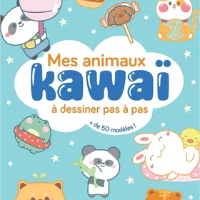 Mila Mes Animaux Kawaï À Dessiner Pas À Pas Coloring Book