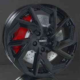 Dezent AP Black 7x17 4/108 ET38 CB65.1