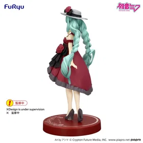 Furyu Trio-Try-iT Hatsune Miku Outing Red Dress Statue (4571623510758)