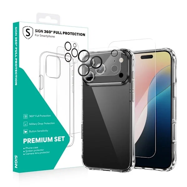SiGN Glass/TPU Case for iPhone 17 Pro Max