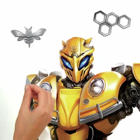 RoomMates Transformers Bumblebee Gigant Wallsticker