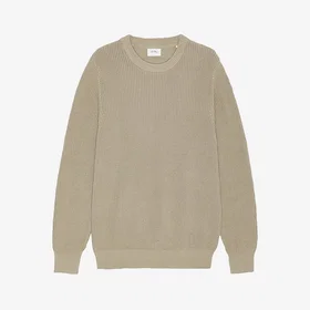 Les Deux Rib Crewneck Knit Sweater (Herr)