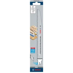 Bosch S1110VF Reciprocating Saw Blade 225mm 2 TPI 2-pack