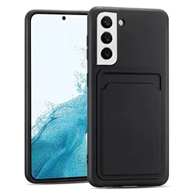 Verco Étui en Silicone avec Porte-Cartes pour Samsung Galaxy S22
