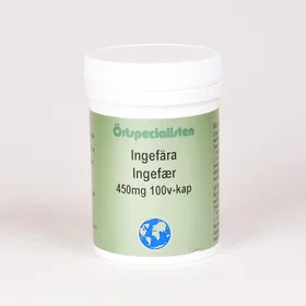 Örtspecialisten Ingefära 450mg 100 Kapslar