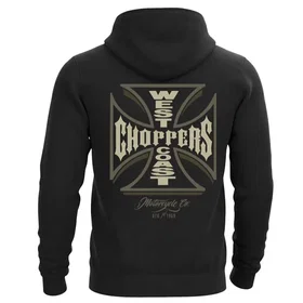 West Coast Choppers Gangscript Full Zip Sweatshirt (Herre)