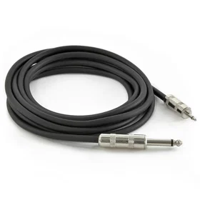 Gear4music Mono Minijack 3.5mm - 1/4inch Jack Cable 3m JACK-MJACK-TS-E-3