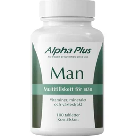 Alpha Plus Multivitamin Man 100 tabletter
