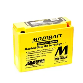 Motobatt Mb16au AGM 12V 20.5Ah