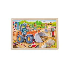 Goki Construction Site Insert Puzzle 57411