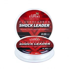 Carp Expert Shock Leader 15 M Tapered Leader Röd 0.200-0.550 mm