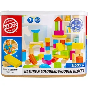 HEROS Wooden Blocks HE0004 60pcs