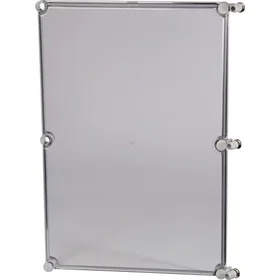 Fibox EKU30-T-3FSH Skåpsdörr 560x380x30mm 9 st (Transparent Grå Vit)