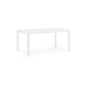 Hildegard Hilde Table de salle à manger 160x90cm (HILDE-0662612-BLANC)