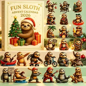 Quipulse Style 4 Cute Animal Christmas Advent Calendar