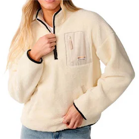Rip Curl Party Wave Polar Half Zip Sweatshirt (Dam)