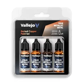 Vallejo True Metallic Metal Set Ancient Copper 4x18ml