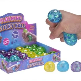Squishy Blinkende Klistret Bold 5cm