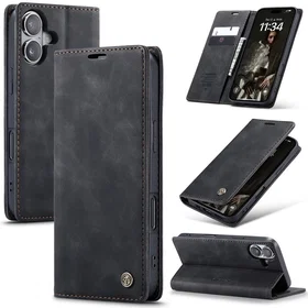 CaseMe Retro Wallet Case for iPhone 16 Plus