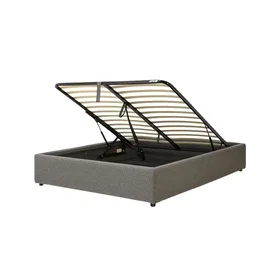 Recare Lit Coffre Electrique Gris Clair 140x190cm