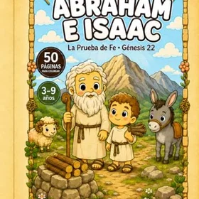 Abraham e Isaac: La Prueba De Fe · Génesis 22 Färgläggningsbok