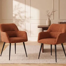 Heka Køkkenstol Polyester Terracotta 6-Pack