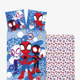 Spider-Man Spidey Sengetøj Laken 140x200cm