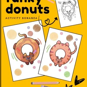 Funky Donuts Färgläggningsbok