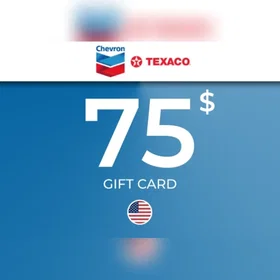Chevron and Texaco USA Gavekort 75 USD