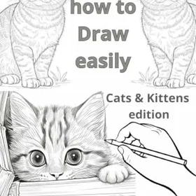 Cats & Kittens Färgläggningsbok