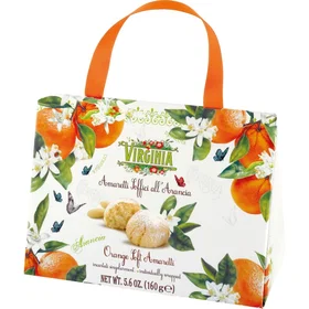 Amaretti Virginia Mandelkaka Apelsin 160g