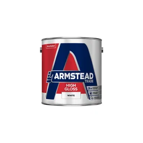 Armstead Trade High Gloss Paint White 5L