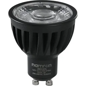 Namron 3802375 GU10 Svart 3000K 470lm 6W