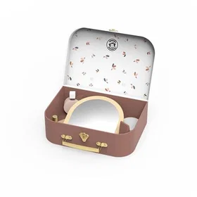 Speedy Beauty Suitcase for Toddlers Wooden Pretend Play Makeup Kit