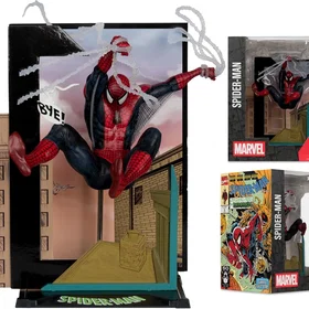 McFarlane Toys Spider-Man Figure 1:10th Scale Collectible with Scene
