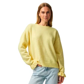 Pieces Sally Frill Sweater (Dam)