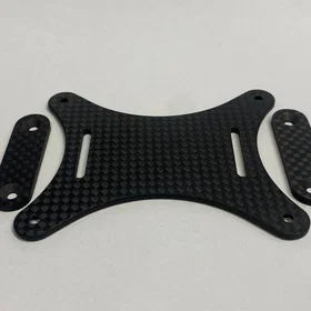 AOS RC AOS7 Freestyle Spare Part Mid X-Plate