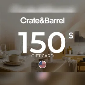 Crate and Barrel Gavekort 150 USD